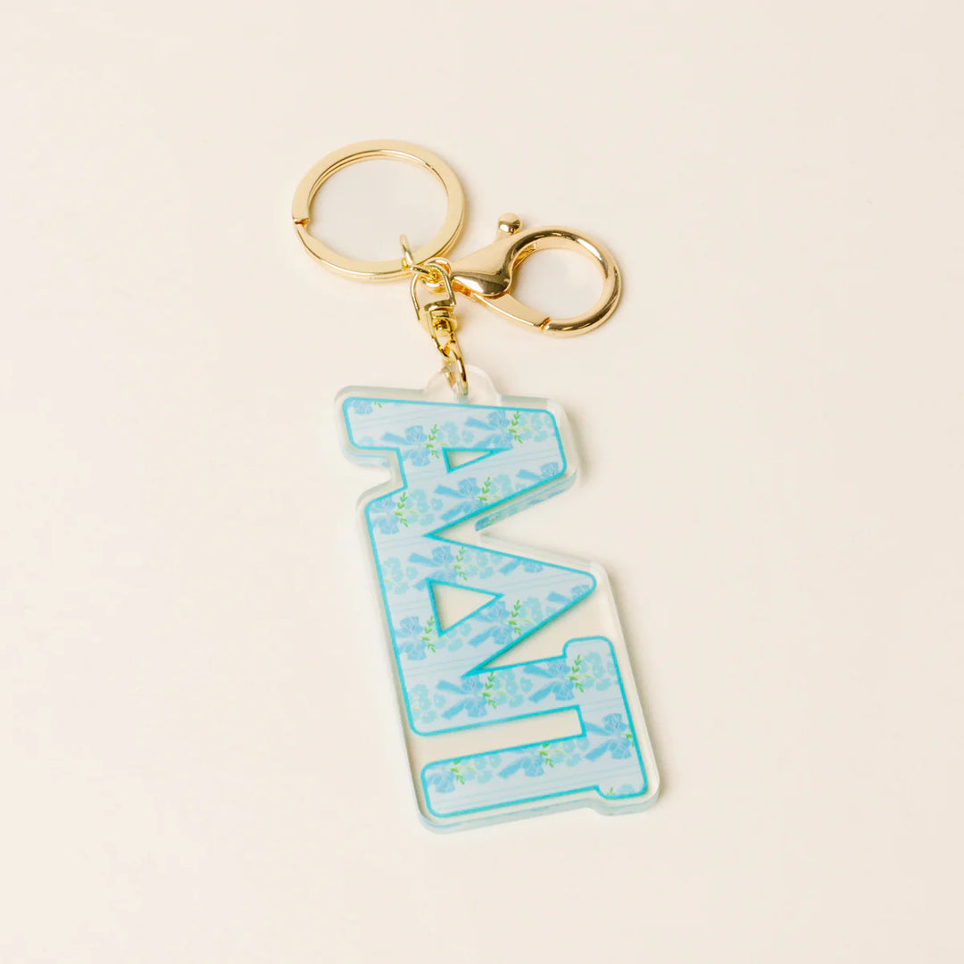 Sorority Oh So Fancy Letter Acrylic Keychainy