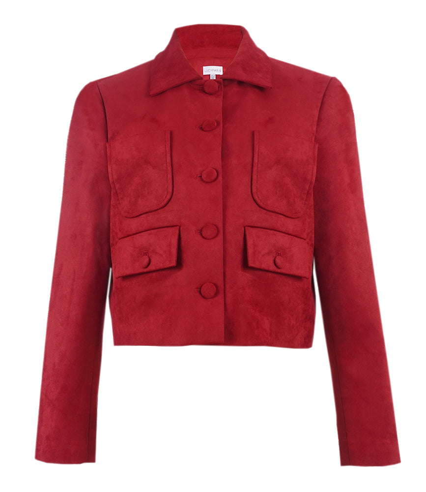 C5541 BRYNN FAUX SUEDE JACKET