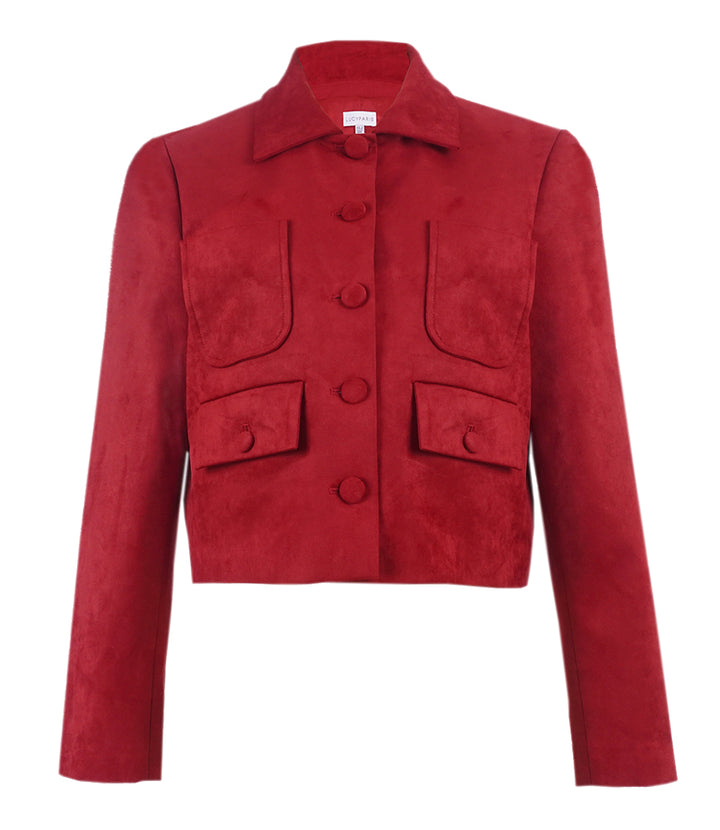 C5541 BRYNN FAUX SUEDE JACKET
