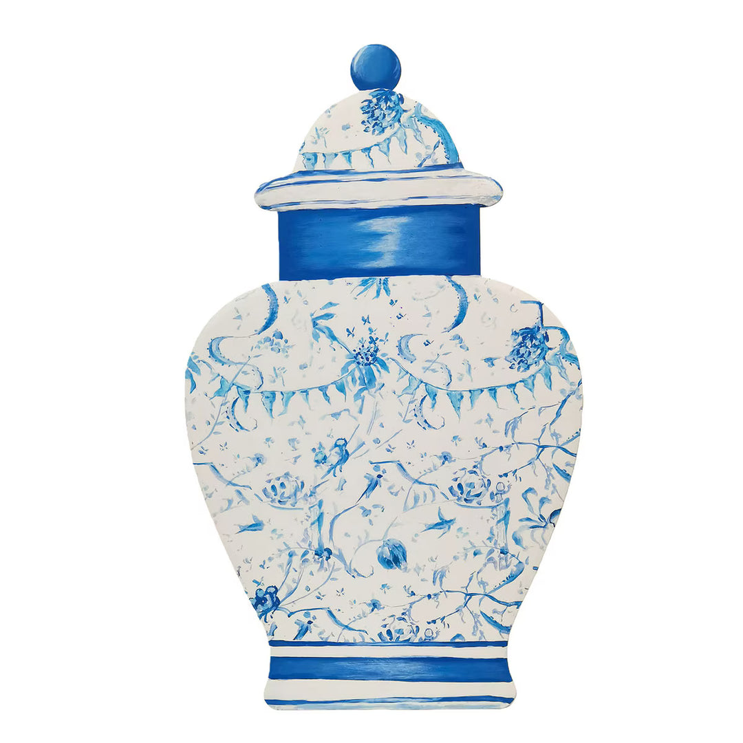 The Round Top Collection-Blue Chinoiserie Ginger Jar