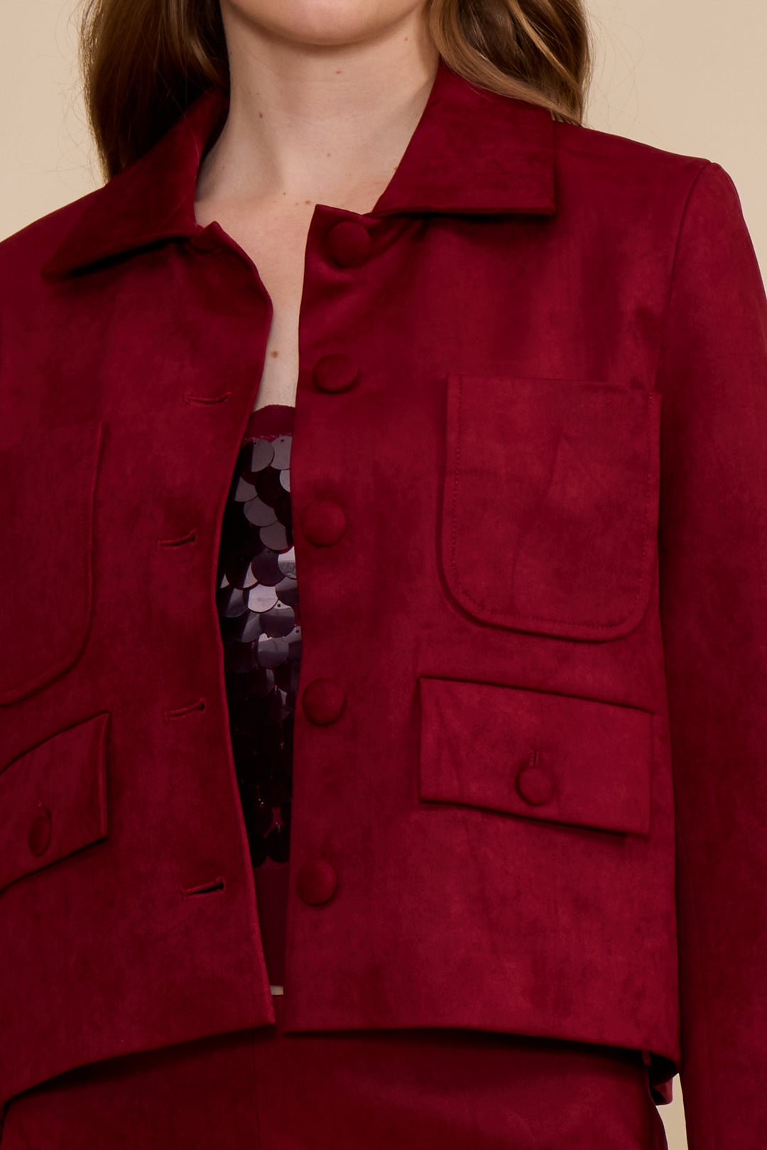 C5541 BRYNN FAUX SUEDE JACKET