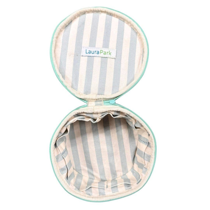 Laura Park Designs - Brooks Avenue Round Jewelry Case