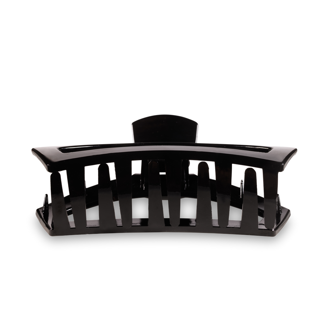 TELETIES - Open Hair Clip | Large | Jet Black