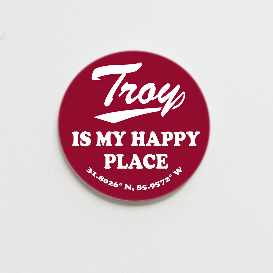 Troy University Fan Game Day Button