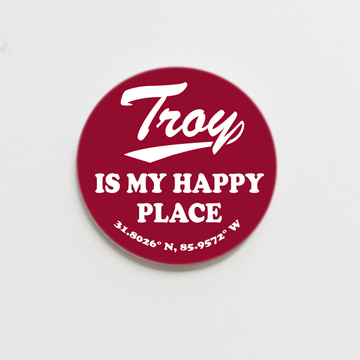 Troy University Fan Game Day Button