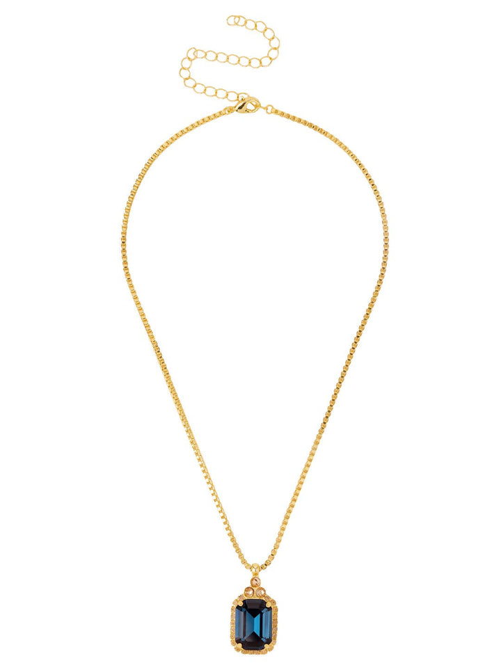 Brynn Embellished Pendant Necklace - NFZ150BGDNM