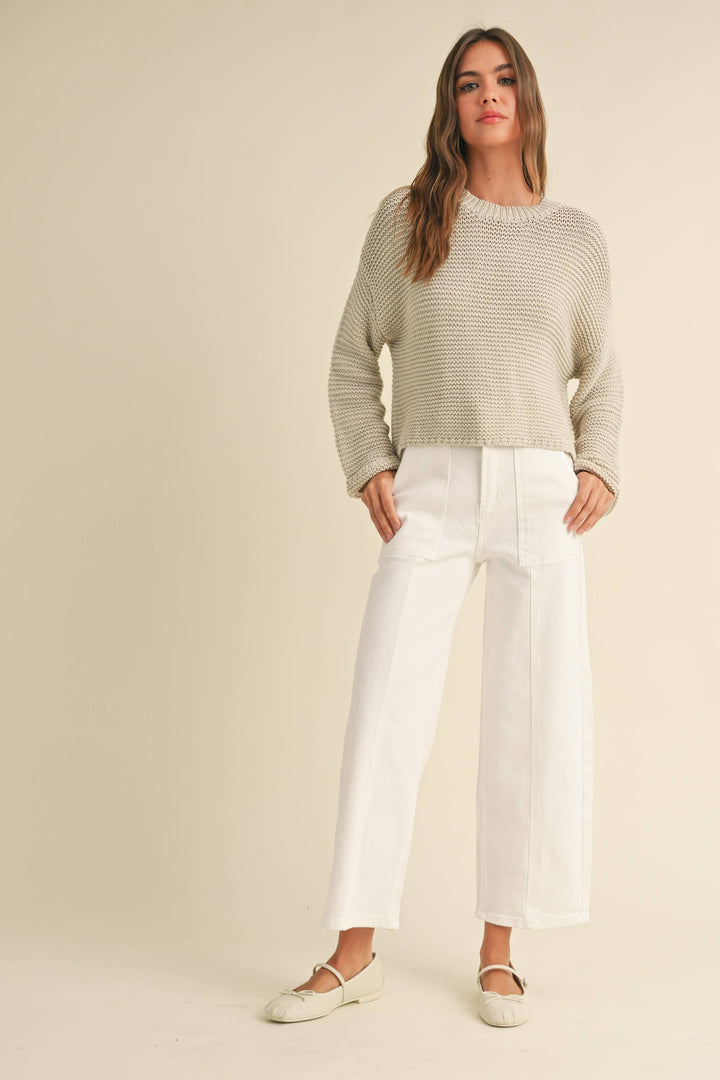 Paneled Stretch Pants