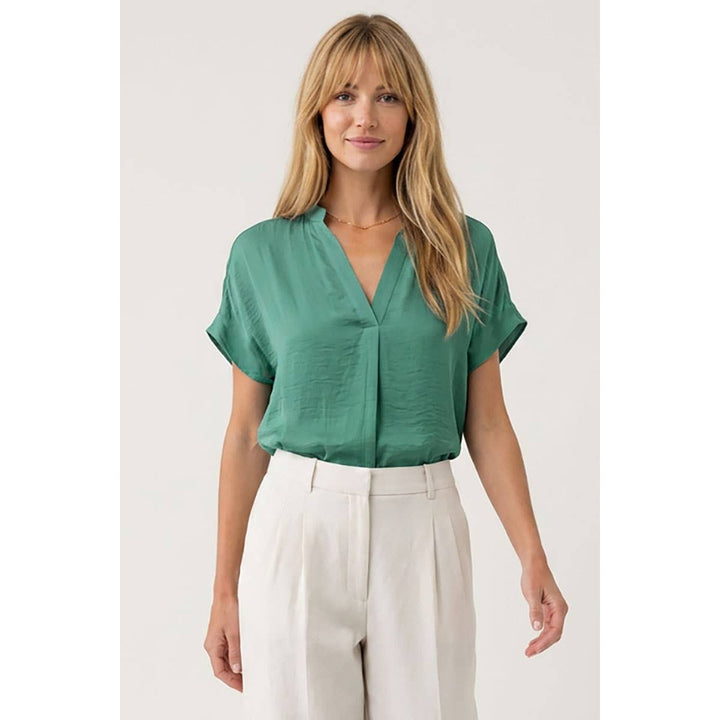 Drop Shoulder Regular Blouse