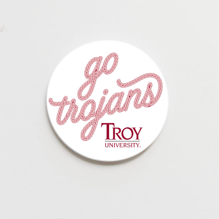 Troy University Fan Game Day Button
