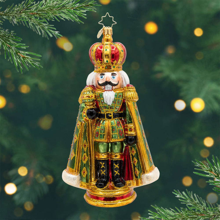 Holiday Glass Ornament – The Gilded Sentinel