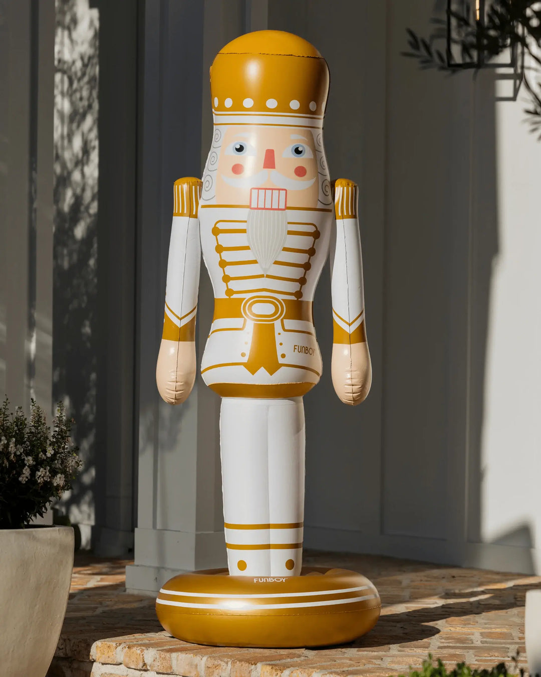 FUNBOY Gold Inflatable Nutcracker - 5 ft