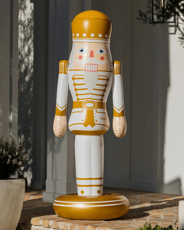 FUNBOY Gold Inflatable Nutcracker - 5 ft