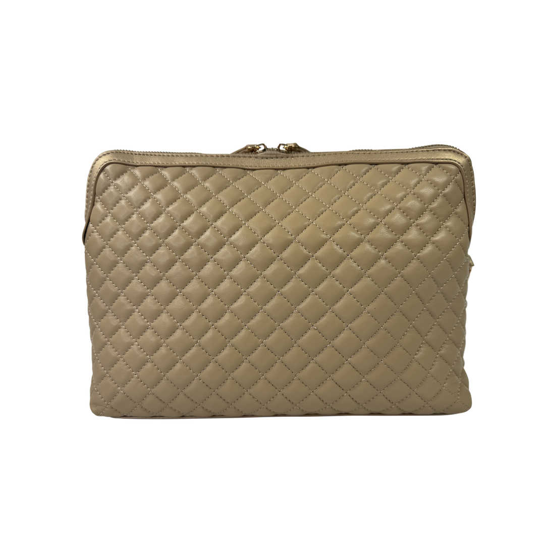 PurseN Litt Makeup Case - Nude & Gold