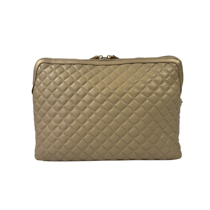 PurseN Litt Makeup Case - Nude & Gold