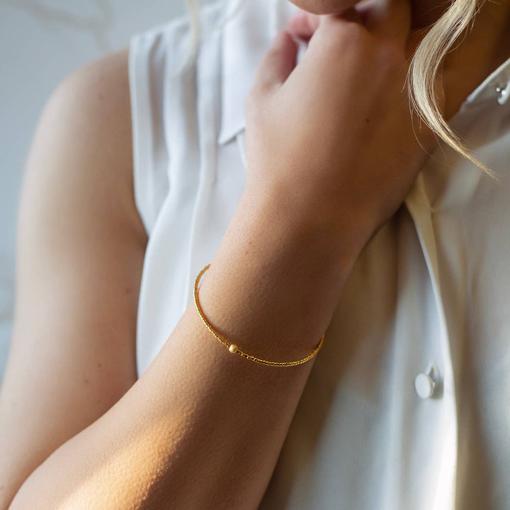 Lenny & Eva - Sprinkles Bangle-Gold
