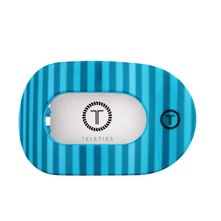 TELETIES - Splash Zone | Large | Flat Round Hair Clip