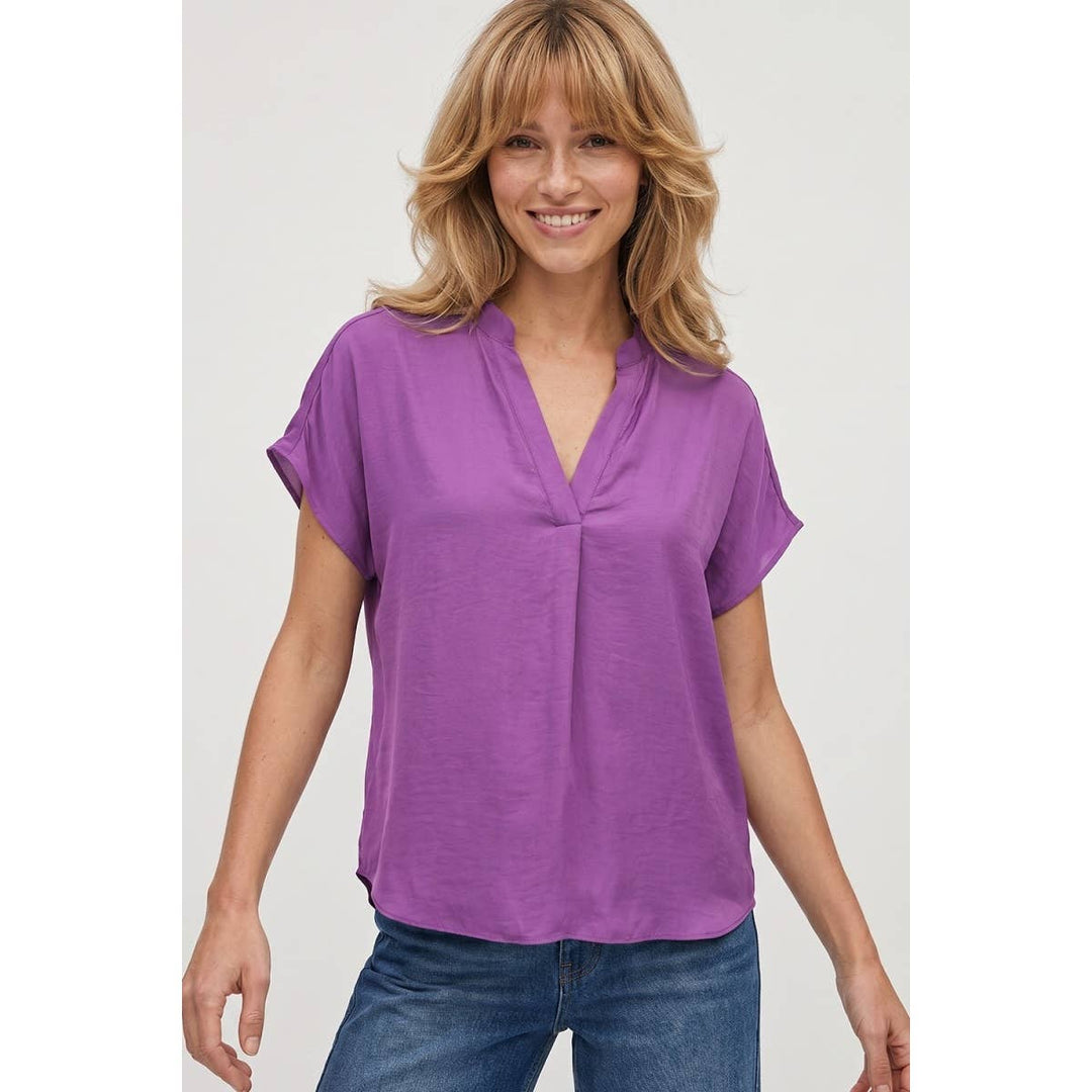 Drop Shoulder Regular Blouse