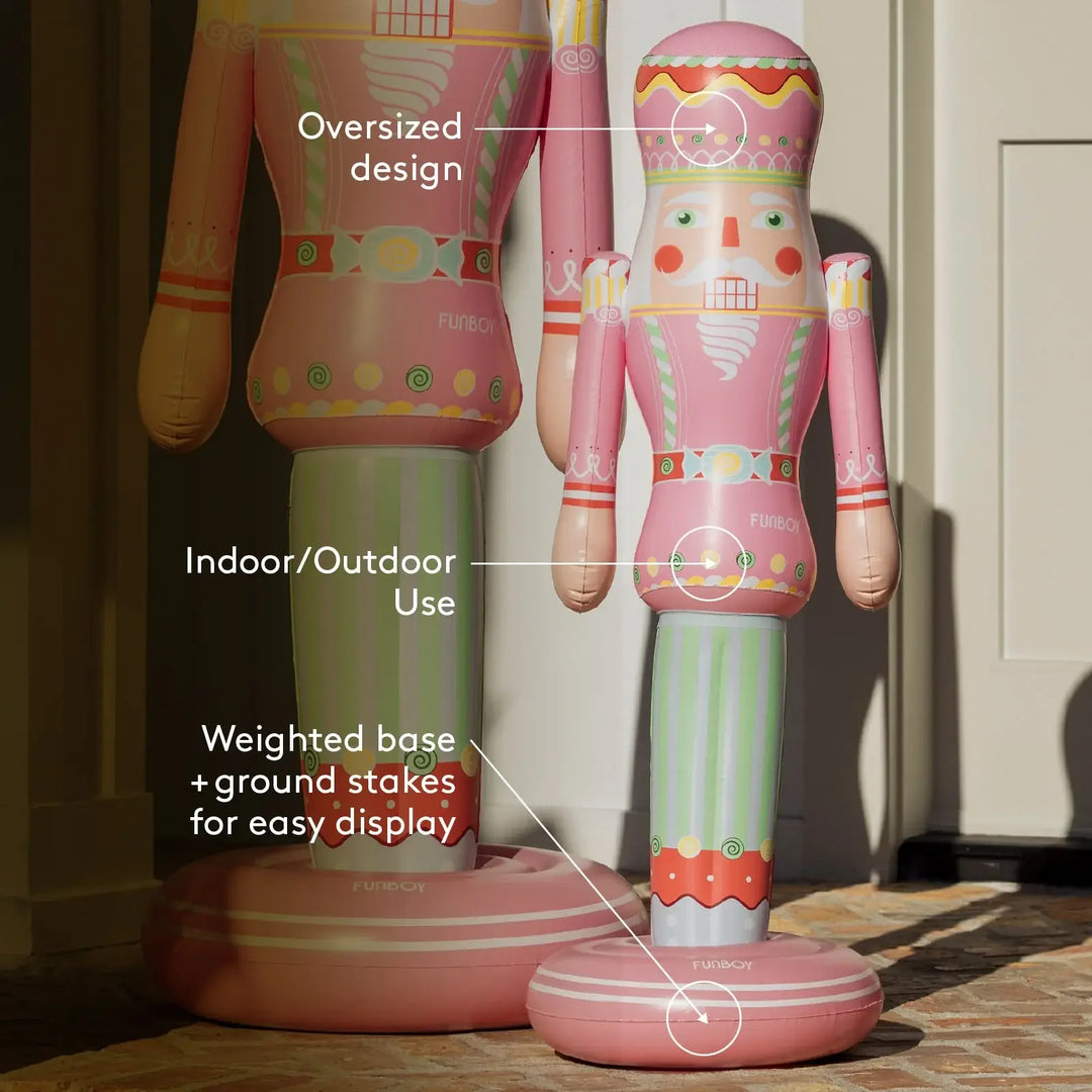 FUNBOY Candy Inflatable Nutcracker - 3.5 ft