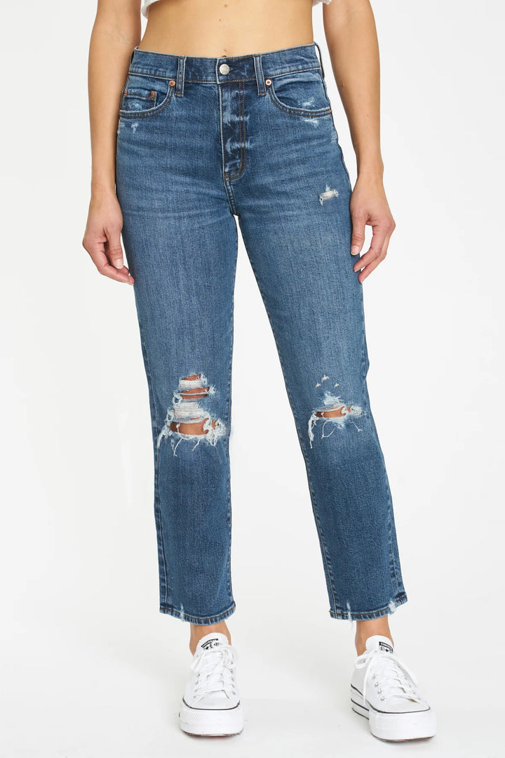 Straight Up High Rise Jean in A Plus