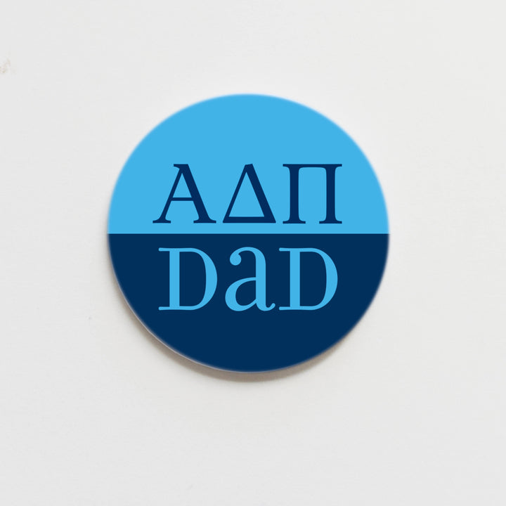 Good Vibez Collegiate - Alpha Delta Pi Parent Button - 2.25 inch