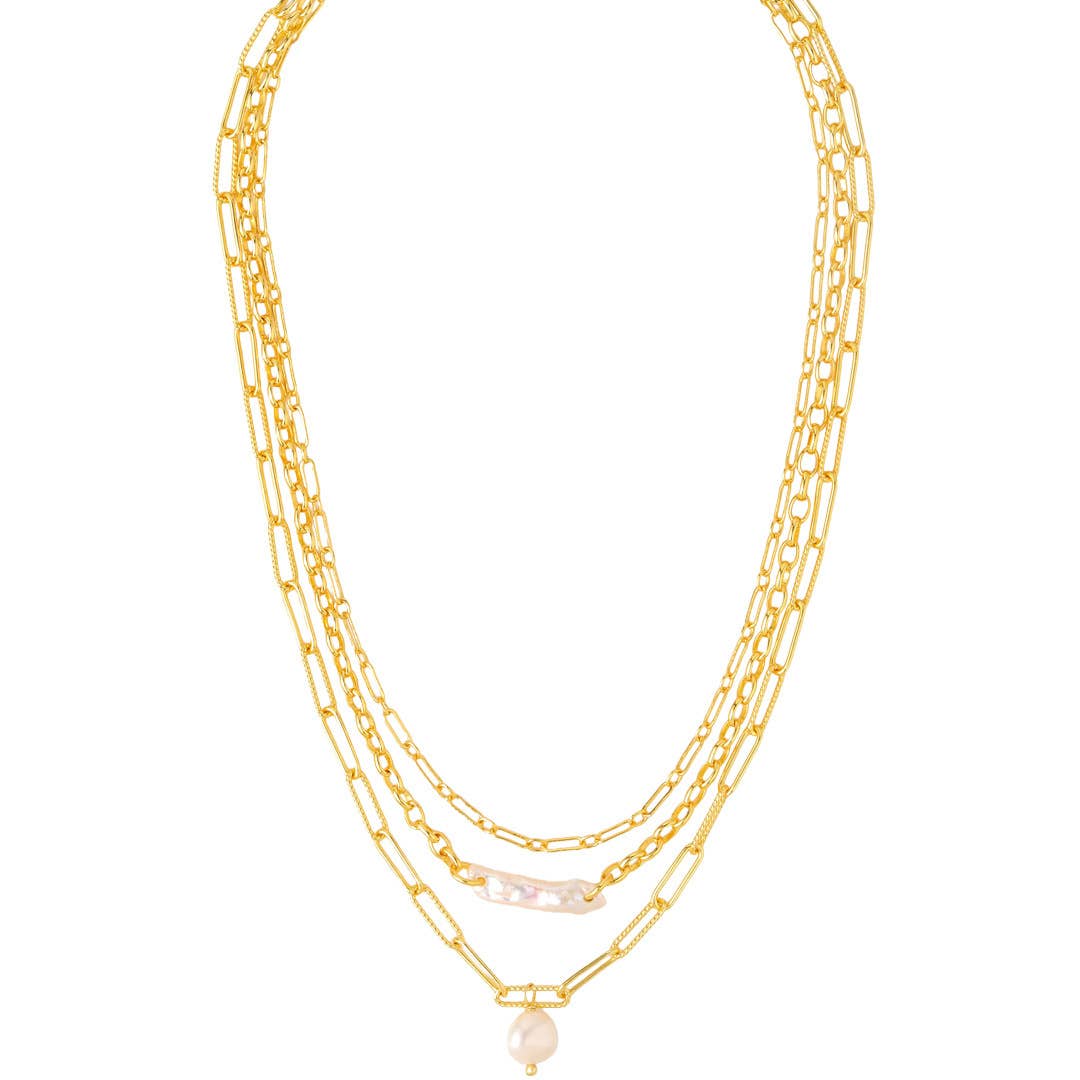 Imani Layered Necklace - 4NGK2BGMDP