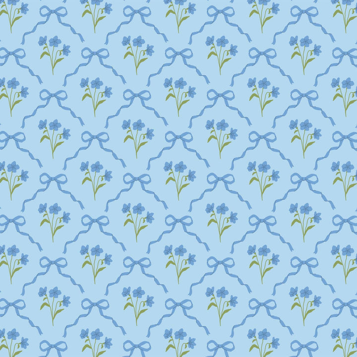 Beau Bottles - Beau Bottle Blue Bows and Blossoms - Prosecco Collection