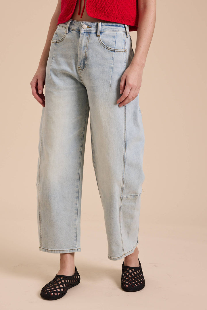 Loose Fit Denim Pants