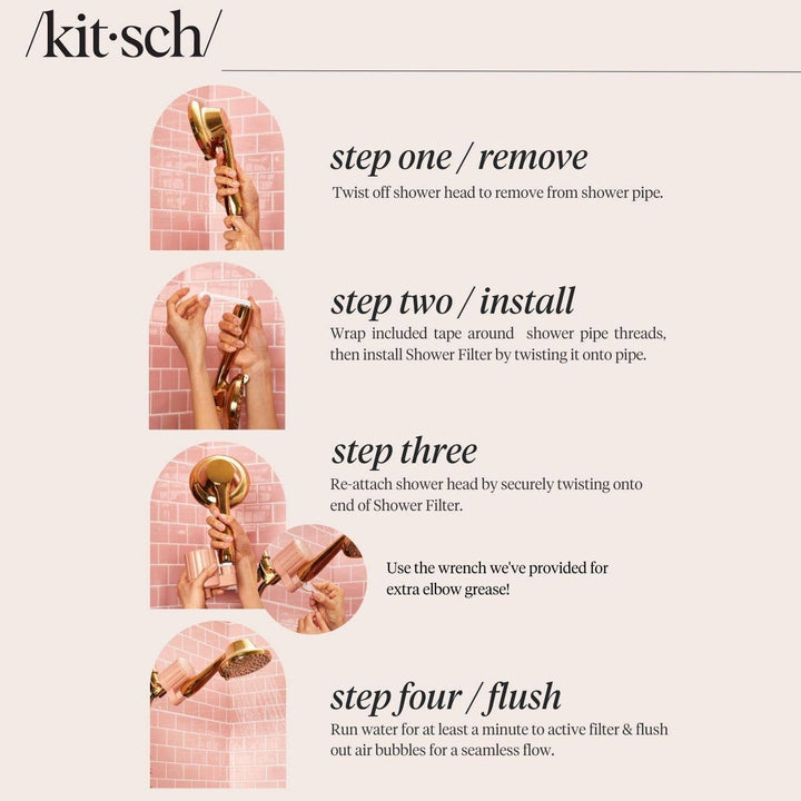 KITSCH - The Shower Filter - Chrome