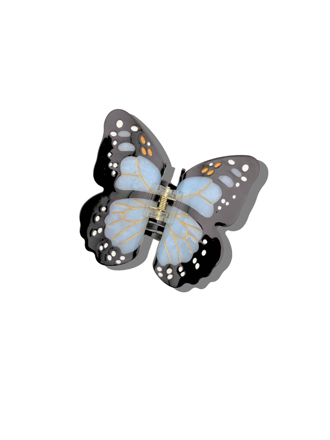 Hand-painted Monarch Butterfly Claw Hair Clip | Eco-Friendly