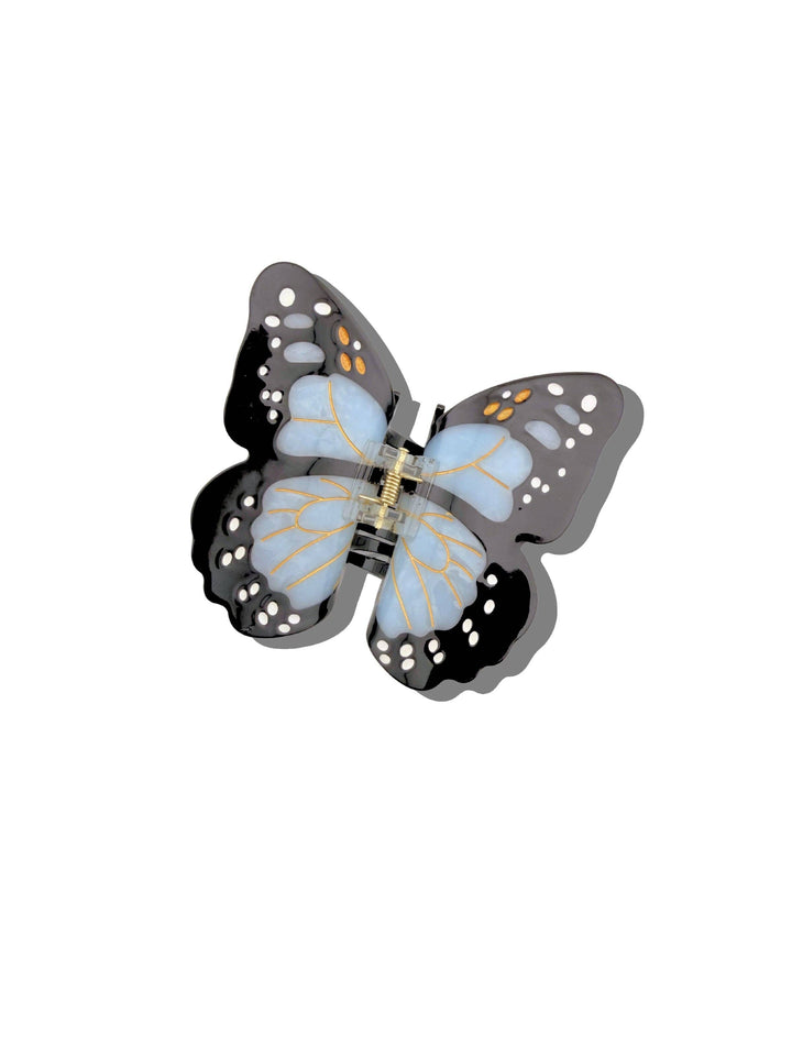 Hand-painted Monarch Butterfly Claw Hair Clip | Eco-Friendly
