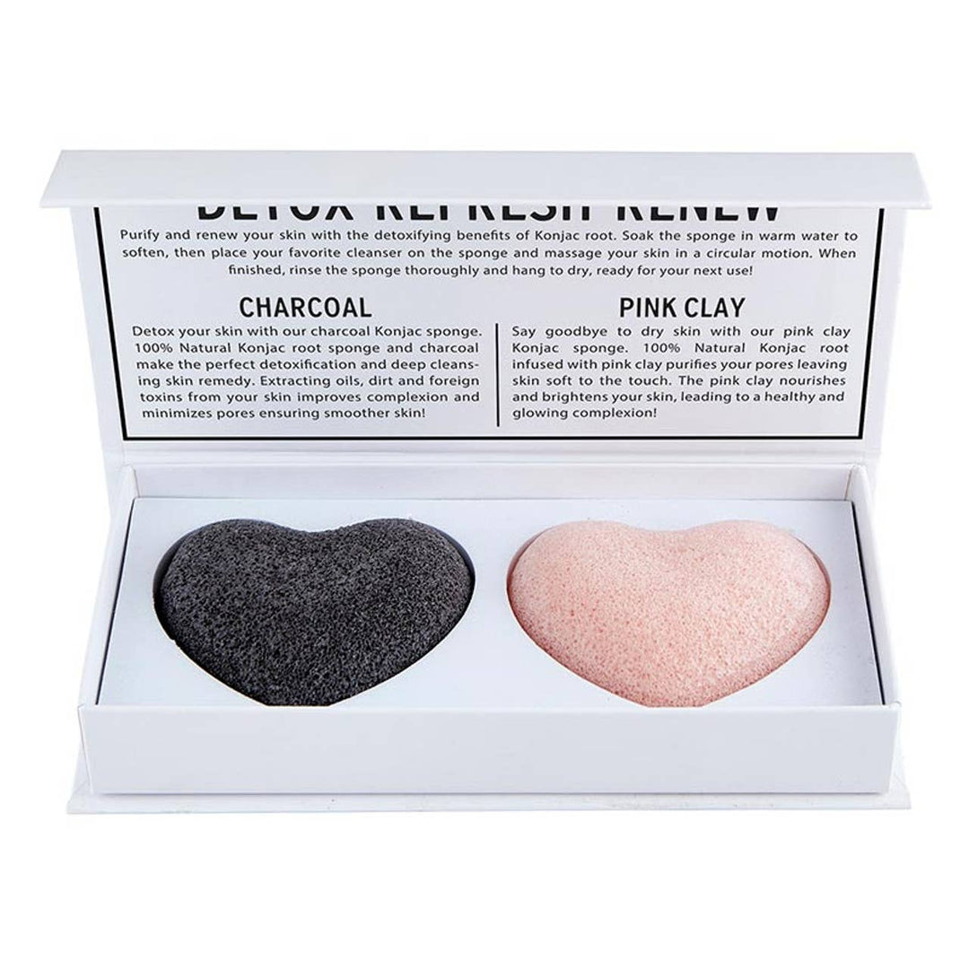 Bella Sleep + Spa - Heart Konjac Sponge - Self Love