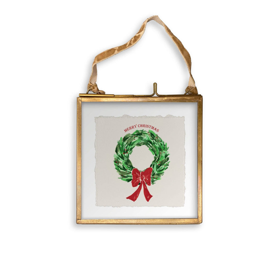 Christmas Wreath with Red Bow