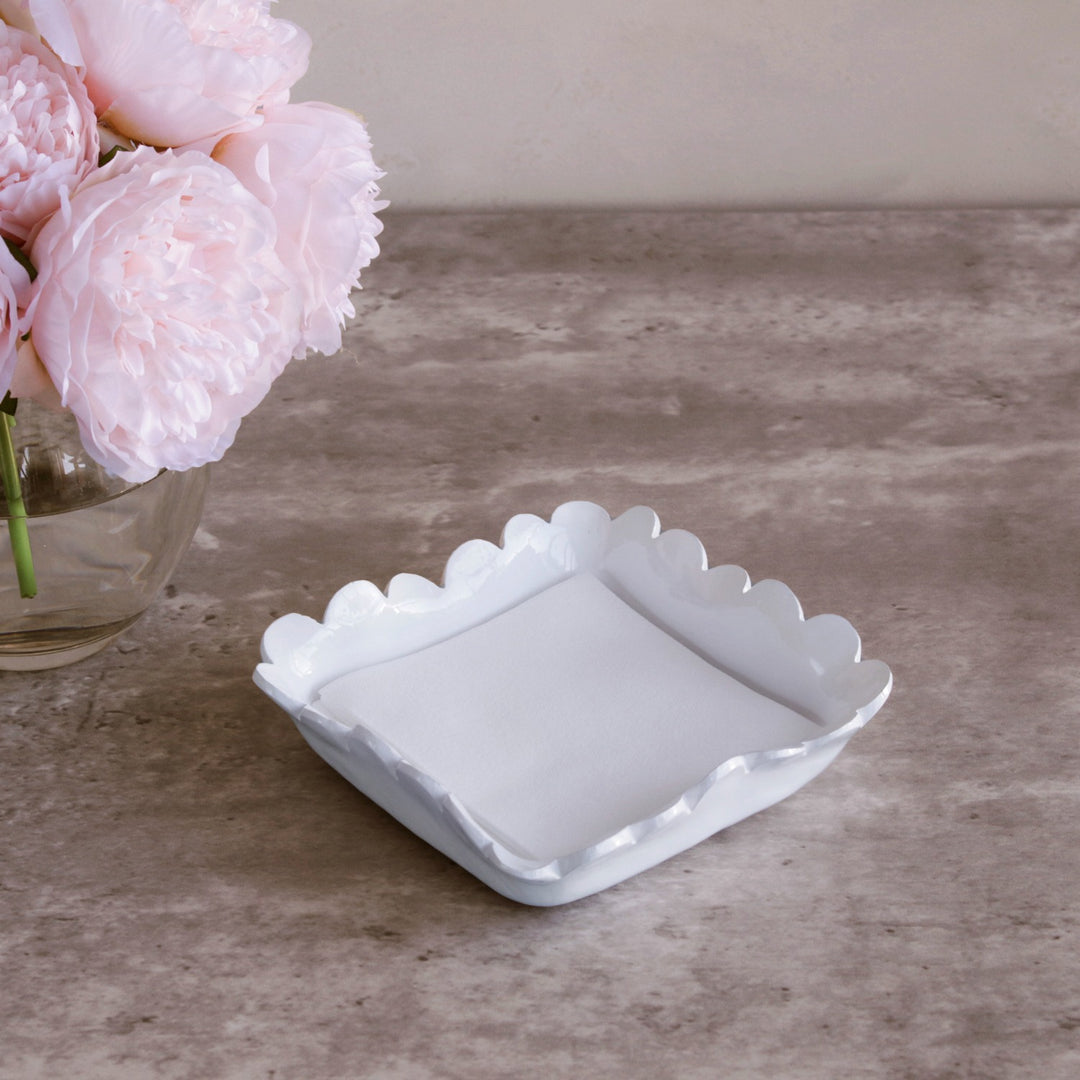VIDA Colette Beverage Napkin Holder (White)