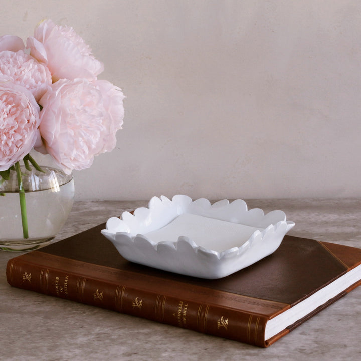 VIDA Colette Beverage Napkin Holder (White)