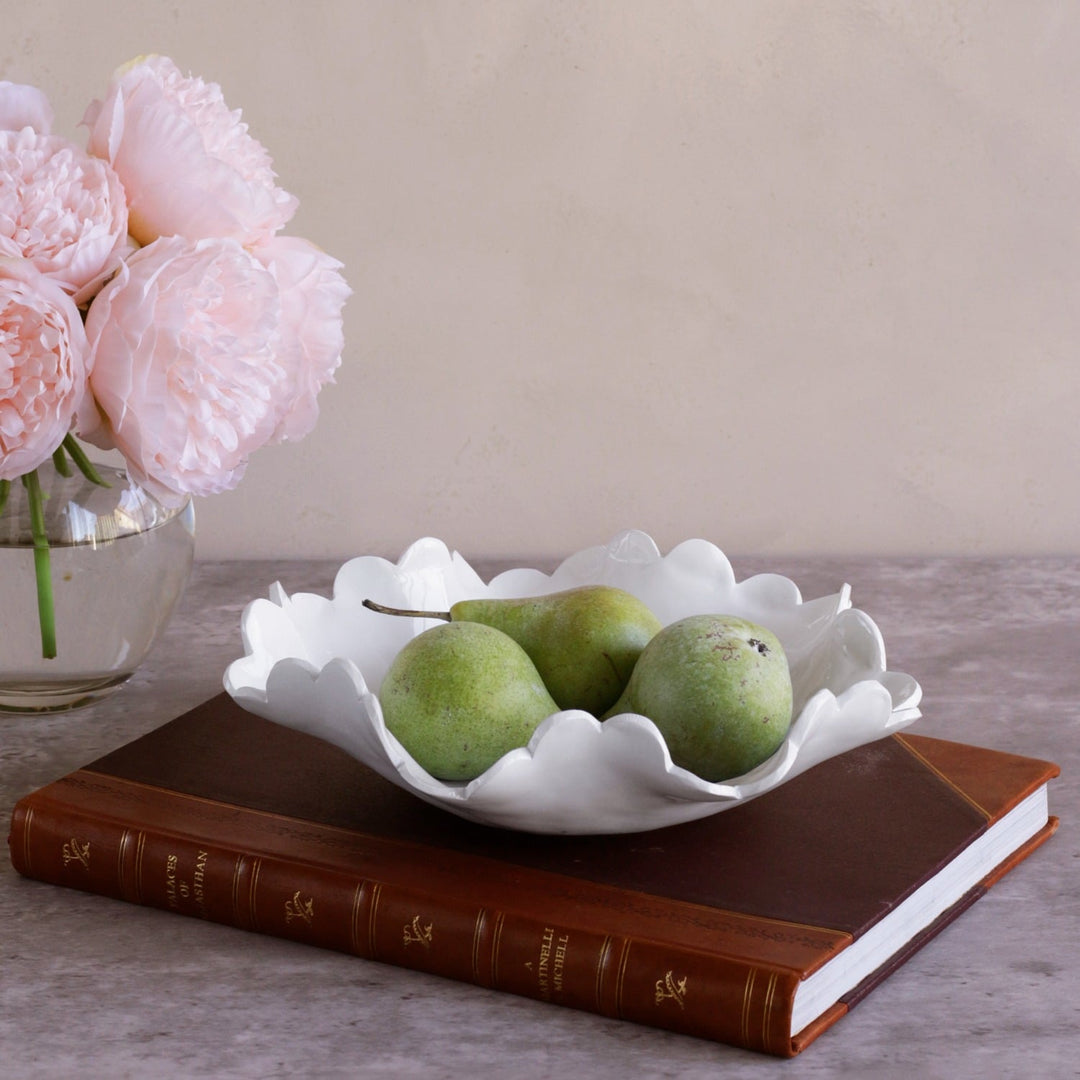 VIDA Colette Medium Bowl (White)