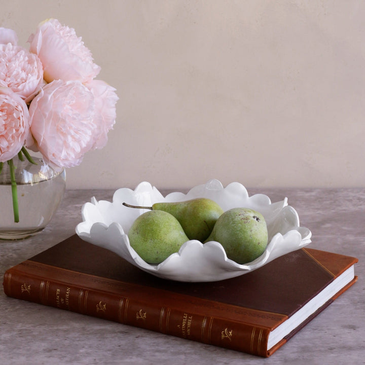 VIDA Colette Medium Bowl (White)