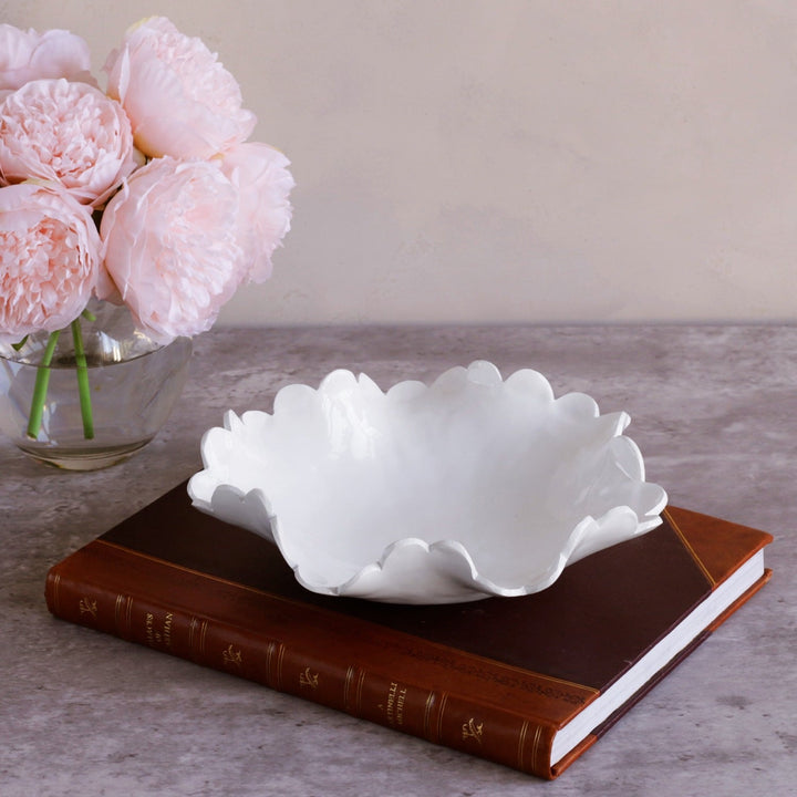 VIDA Colette Medium Bowl (White)