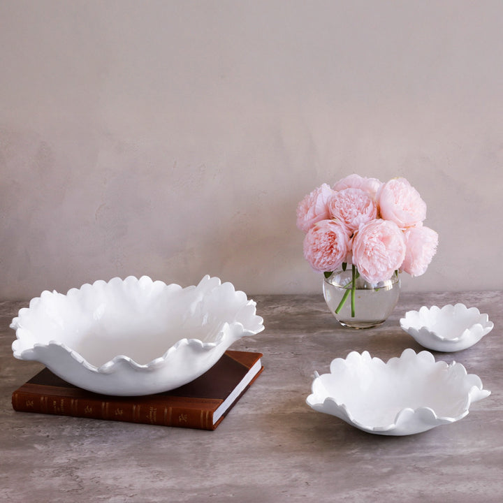 VIDA Colette Large Bowl (White)