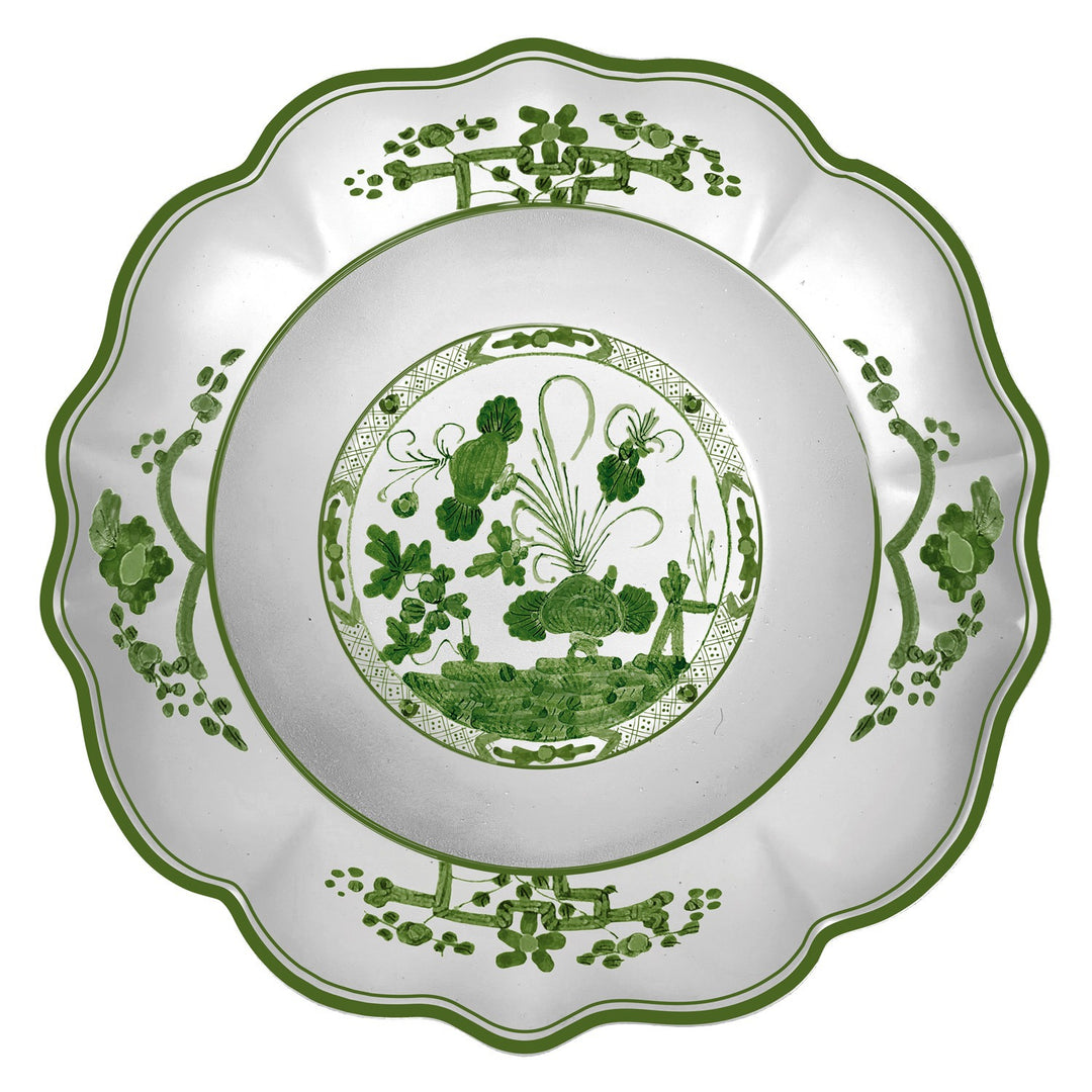 VIDA Faenza Bowl (Green and White)