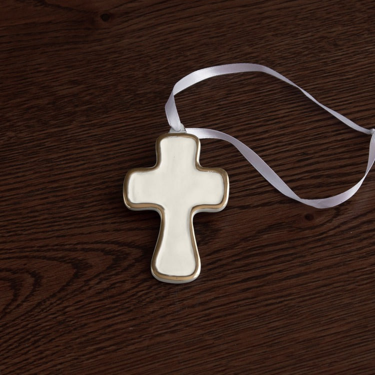 ENCANTO Athens Cross Ornament (Cream)