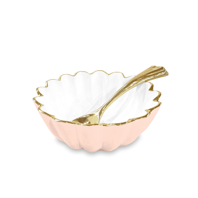 ENCANTO Vienna Mini Bowl with Spoon (Camellia and White)