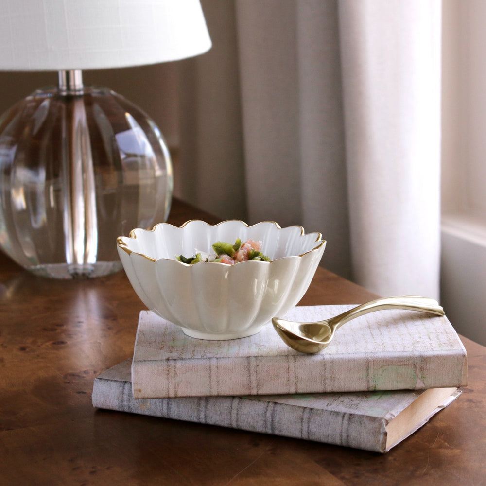 ENCANTO Vienna Mini Bowl with Spoon (Cream and White)