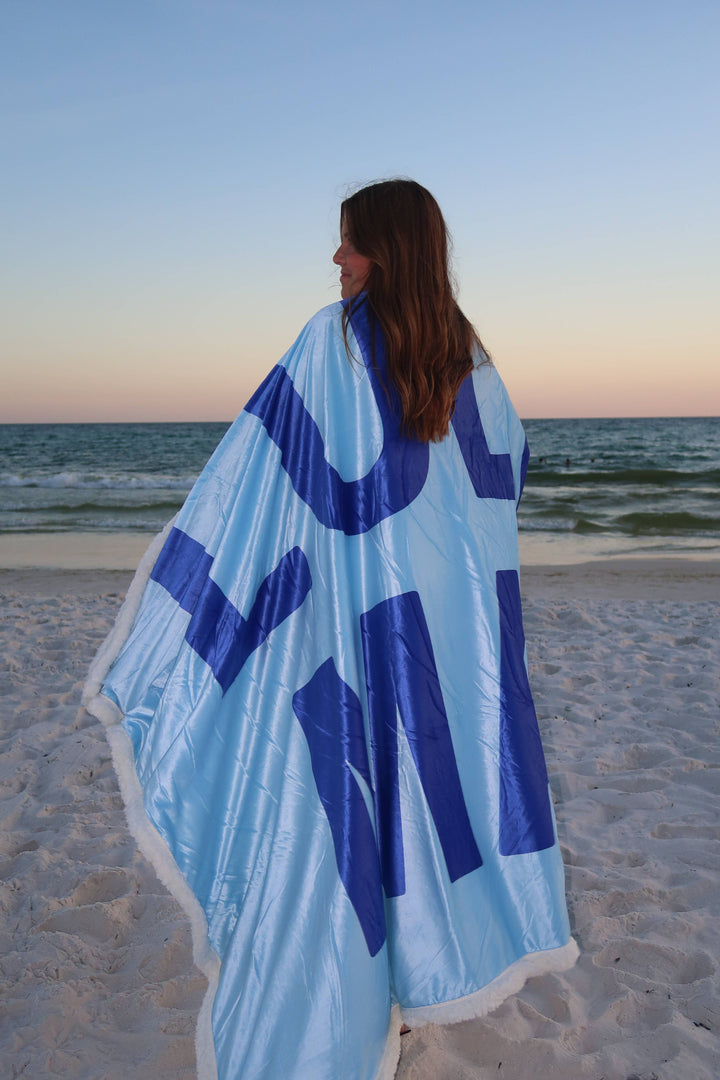 LULU MAC BLANKET BLUE