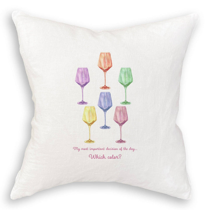 Colorful Wine Glasses Dishtowel