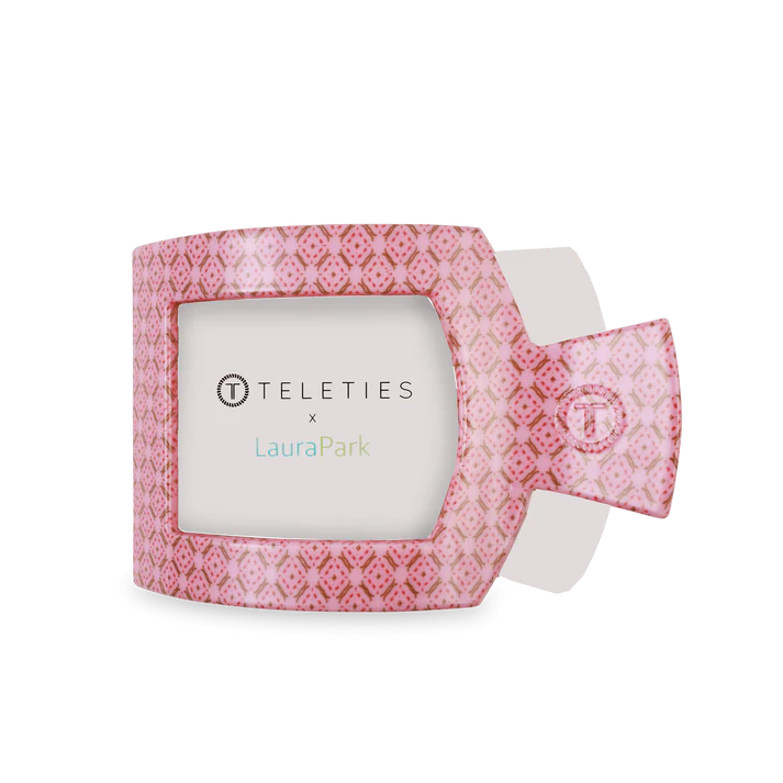 TELETIES x Laura Park Collection Berry Cozy Flat Square Hair Clip