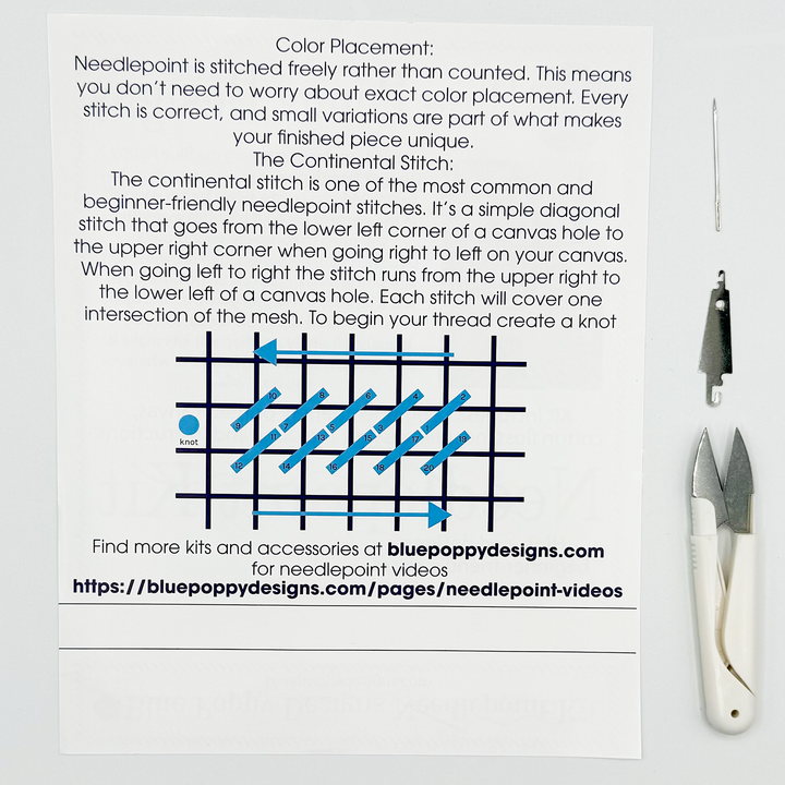 Alpha Chi Omega Needlepoint Kit