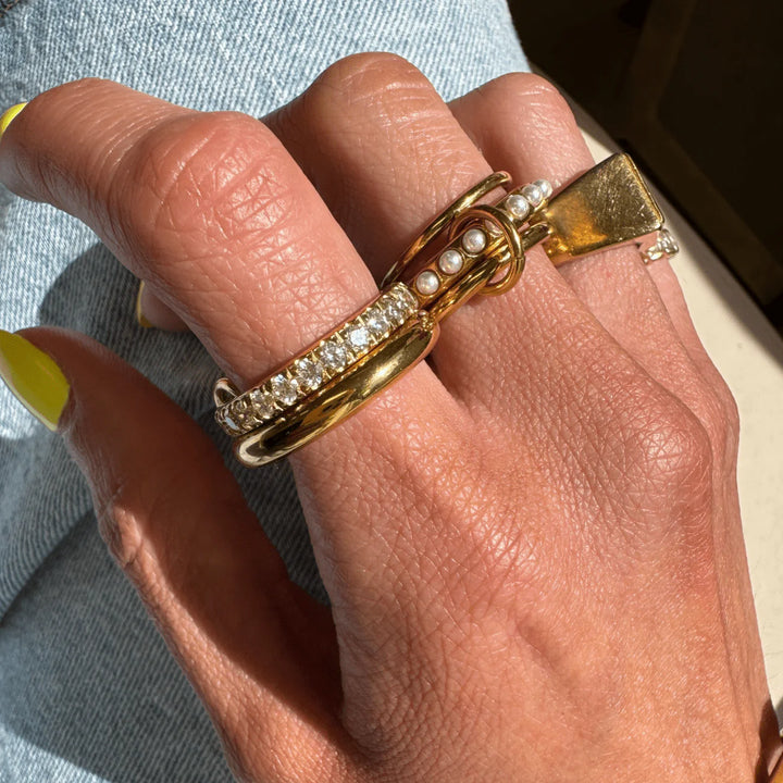 Alina Stacked Gold Ring