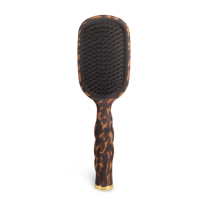 TELETIES - Detangler Hair Brush for Thick Hair - Tortoise