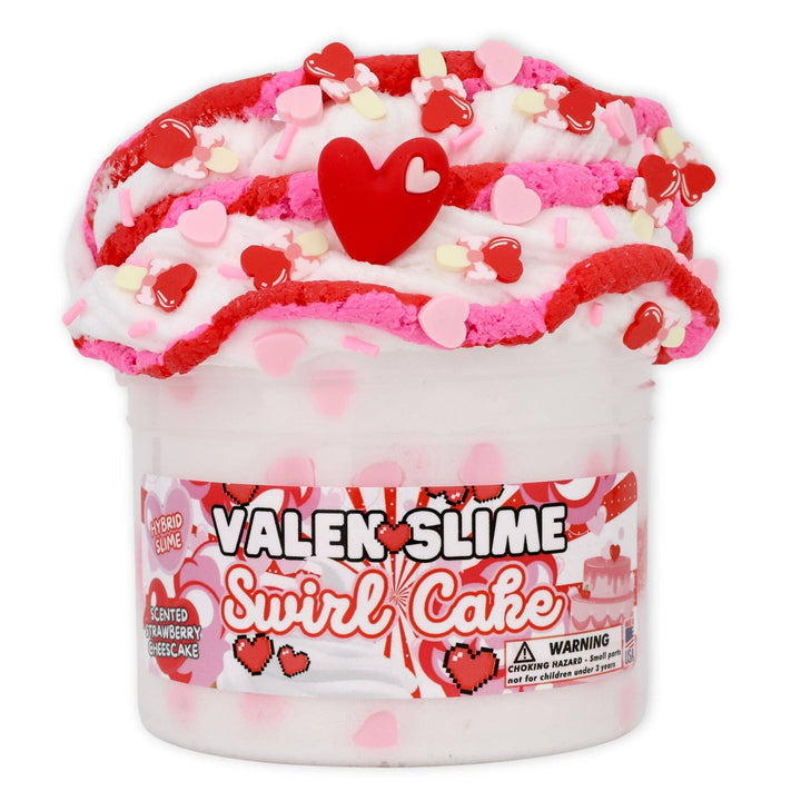 Valen-Slime Swirl Cake