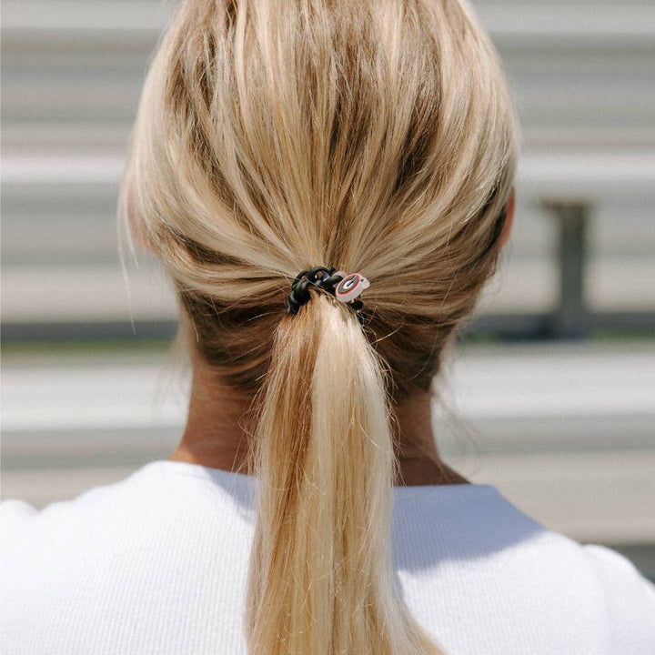 TELETIES - Spiral Hair Coils | Small | Go Dawgs! Hair Ties